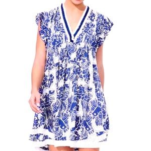 NWT Poupette St Barth mini dress x Vilebrequin